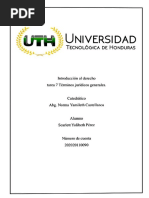 Tarea #7 Introducción Al Derecho