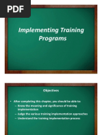 06.2 - Implementing Training Programs