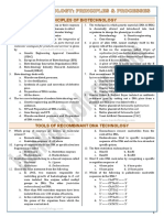 11 Biotechnology-Principles N Processes-Entrance Questions N Answers