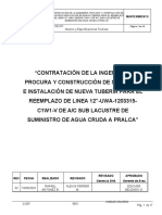 Alcance Del Servicio para El Reemplazo de Linea Sublacustre M