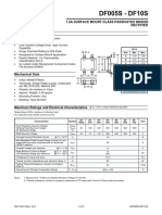 DF005S - DF10S: 1.0A Surface Mount Glass Passivated Bridge Rectifier Features