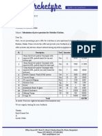 Kitchen Price Quotation-Archts132