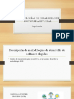 METODOLOGÍAS DE DESARROLLO DE SOFTWARE A ESTUDIAR-RUP - Gonzalez