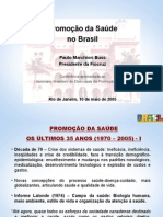 Promoção Da Saúde No Brasil