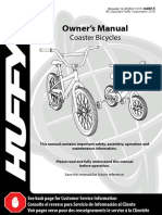 Owner's Manual: Coaster Bicycles