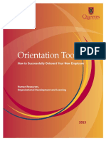 Orientation Toolkit:: How To Successfully Onboard Your New Employee