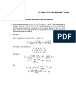 Lei de Coulomb Ex Resolvidos