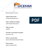 Guía de Estudio Reforma Liberal de Honduras.