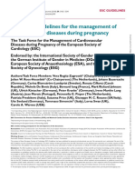 2018 ESC Guidelines For The Management of Cardiovascular Disease in Pregnancy