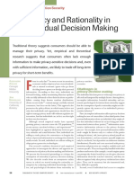 Acquisti, Allessandro & Jens Grossklags - 'Privacy and Rationality in Individual Decision Making'