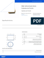 PBM 105125160 M1G1 Cojinetes de Fricción - 20210720