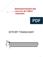 Chap4 Dimensionnement Des Poutres Vis-à-Vis de L'effort Tranchant