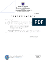 Certificate That The IMs Made Has Been Used by The School