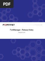 Fortimanager v6.4.6 Release Notes