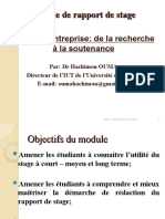 Méthodologie de Rapport de Stage IUT 2016