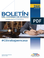 Boletín Del Consejo de Estado - Jurisprudencia y Conceptos - 244