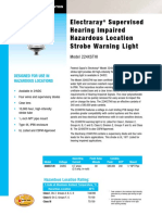 Electraray Supervised Hearing Impaired Hazardous Location Strobe Warning Light