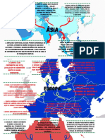 Ásia, Europa e Oceania