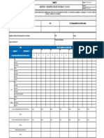 CCECC - SST.F.001.015 Check List - Control de Limpieza y Desinfección de Oficinas & SSHH