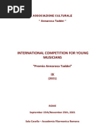 International Competition For Young Musicians: "Premio Annarosa Taddei"