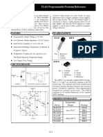 TL431 Programmable Precision References: Features TO-92 Pin Arrangement DIP-8