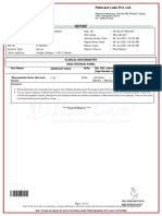 Pathcare Labs Pvt. LTD.: Obtained Value