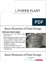 Diesel Power Plant: Von Eric A. Damirez, Me, MSC