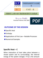 2-3 First Law of Thermodynamics - Session 3