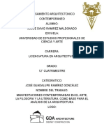 1.4.1 Manifestaciones Artisticas, Filosoficas y Literarias