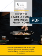 How To Start A Food Business From Home - Ebook