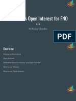 Volume Vs Open Interest