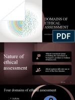 Domains of Ethical Assessement