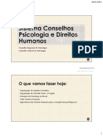 PSICO GERAL - Slides - Sistema Conselhos - Direitos Humanos - 2017