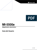 MD-5500e Mega-Ohmmeter Manual