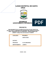 Informe - Topografico SANTA CRUZ-PROGRESO