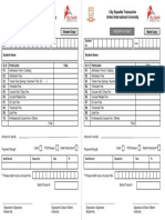 UIU CBL Deposit Slip