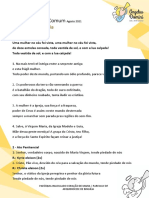 Coral Angelus Domini - FOLHA DE CANTO - AGOSTO 2021 - Assunção