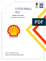 Royal Dutch Shell PLC: Analysis On Forex Risk