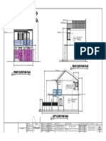 Front Elevation Plan Rear Elevation Plan: Fire Wall Fire Wall