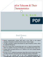 Fibre Used in Telecom & Their Characteristics