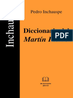 Diccionario Del Martin Fierro - INCHAUSPE Pedro