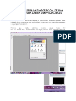Proyecto para La Elaboración de Una Calculadora Básica Con Visual Basic