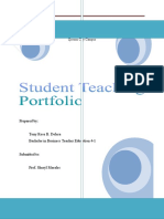 Student Teaching Portfolio PDF