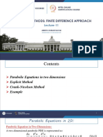 Numerical Methods: Finite Difference Approach: Lecture-11