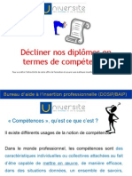 Décliner Les Diplômes en Compétences