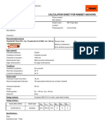 Calculation Sheet For Ramset Anchors