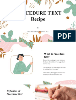 Procedure Text Recipe