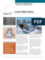 Hycor Hydroscreen Static Screen: Model HS