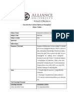 MGT408 - QMM - Course Outline