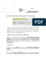 Demanda Prescripcion Adquisitiva de Dominio Final